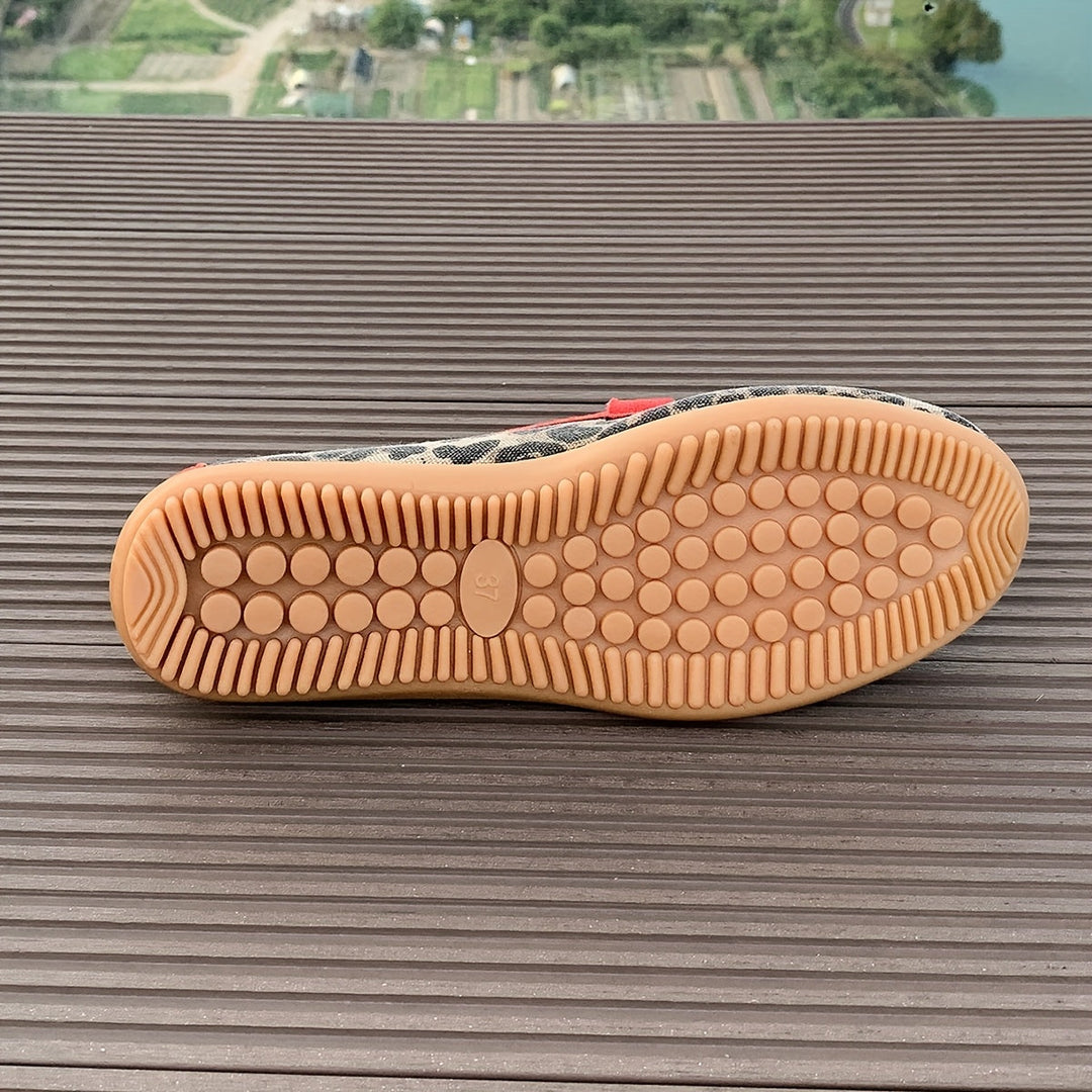 Aimee™ | Red Leopard Moccasin