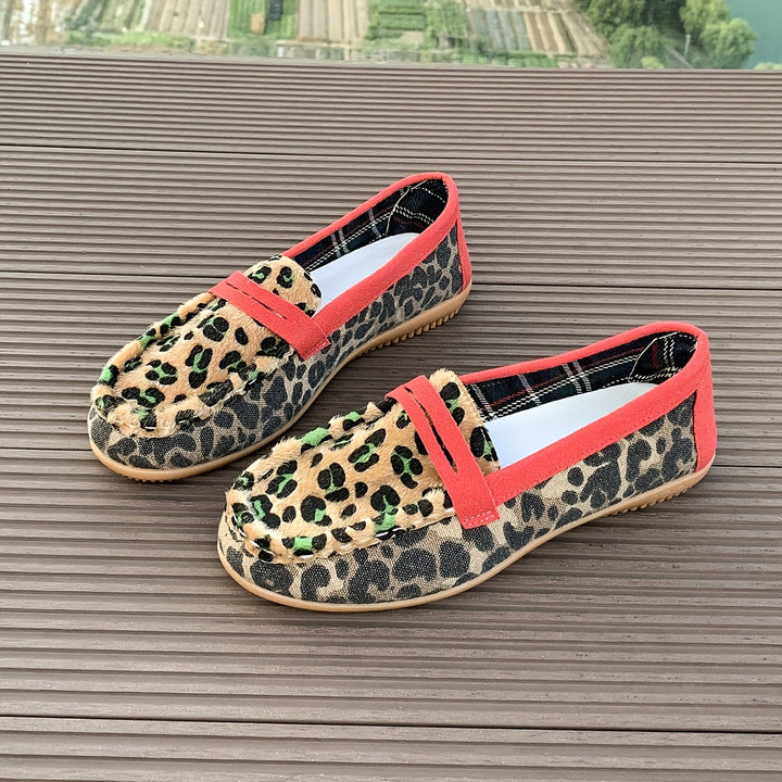 Aimee™ | Red Leopard Moccasin