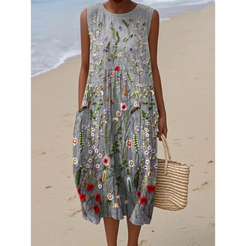 Capucine - Embroidered Country Dress