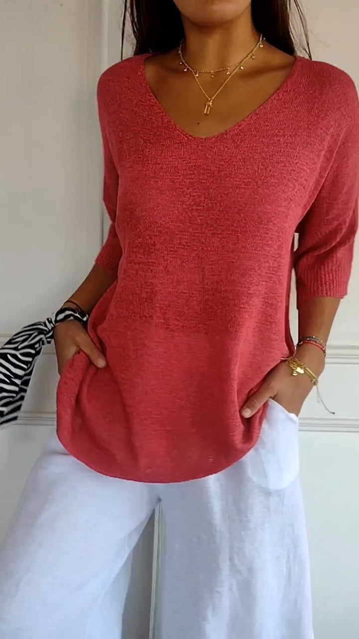 Clovelly | Timeless V-Neck Top