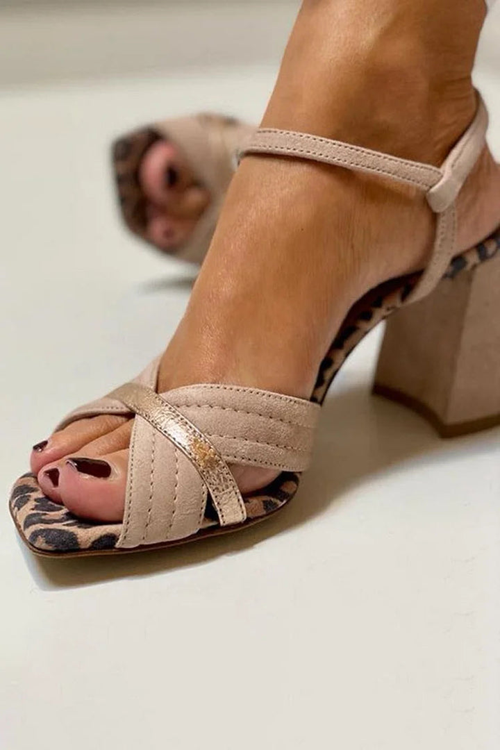 DALIA | SANDALS WITH CROSSBAND HEEL
