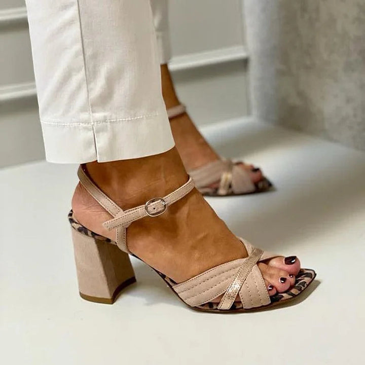 DALIA | SANDALS WITH CROSSBAND HEEL