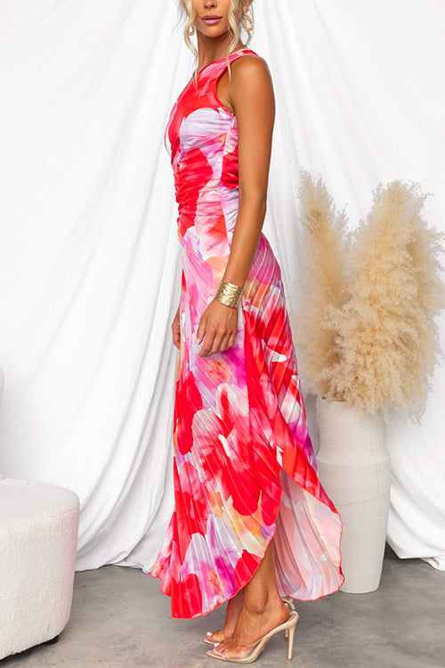Kacie - Elegant Pleated Summer Dress