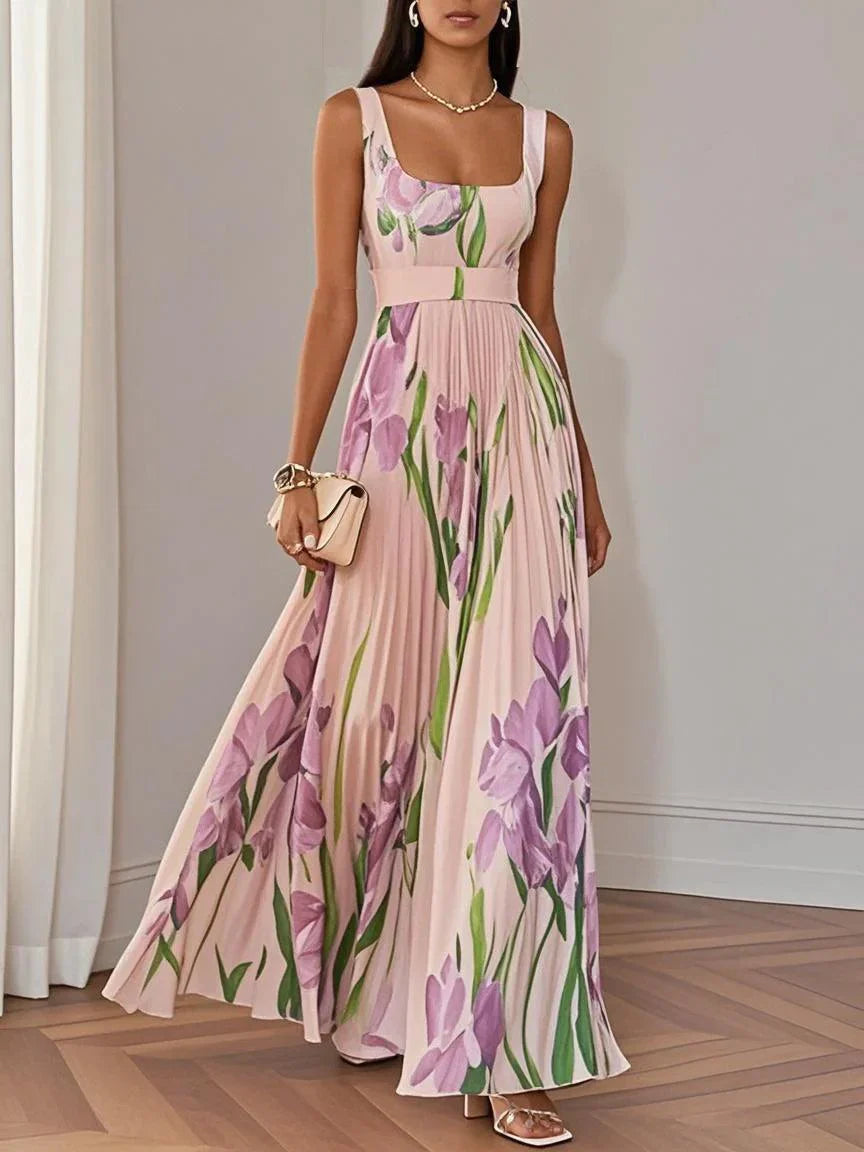 Liviana | Pleated Maxi Dress