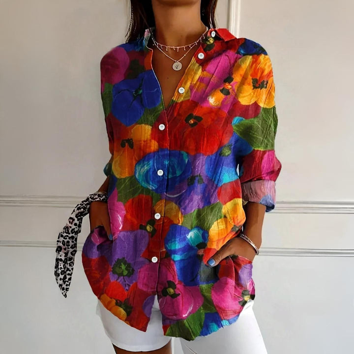 Selina | Colorful Pattern Blouse