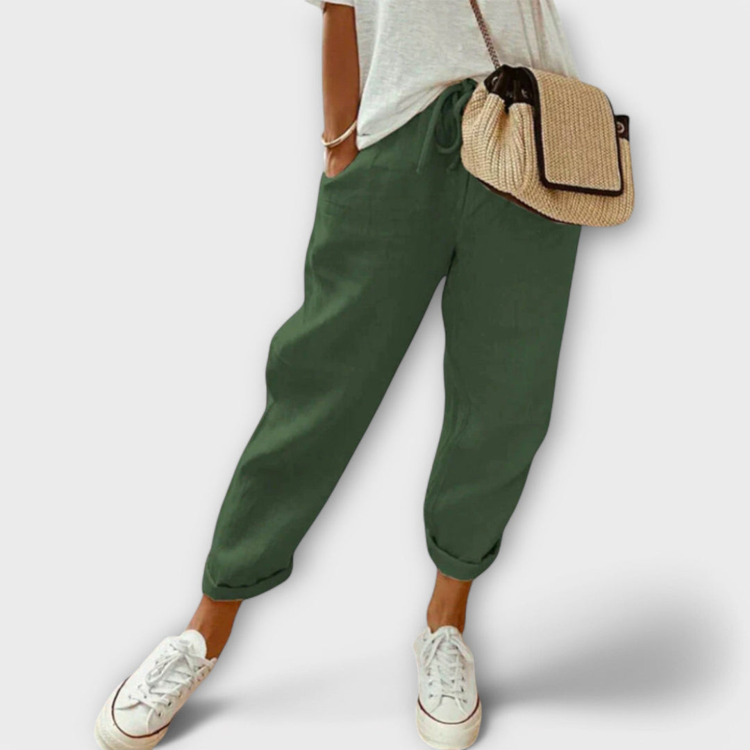 Bella - Stylish and relaxed linen trousers