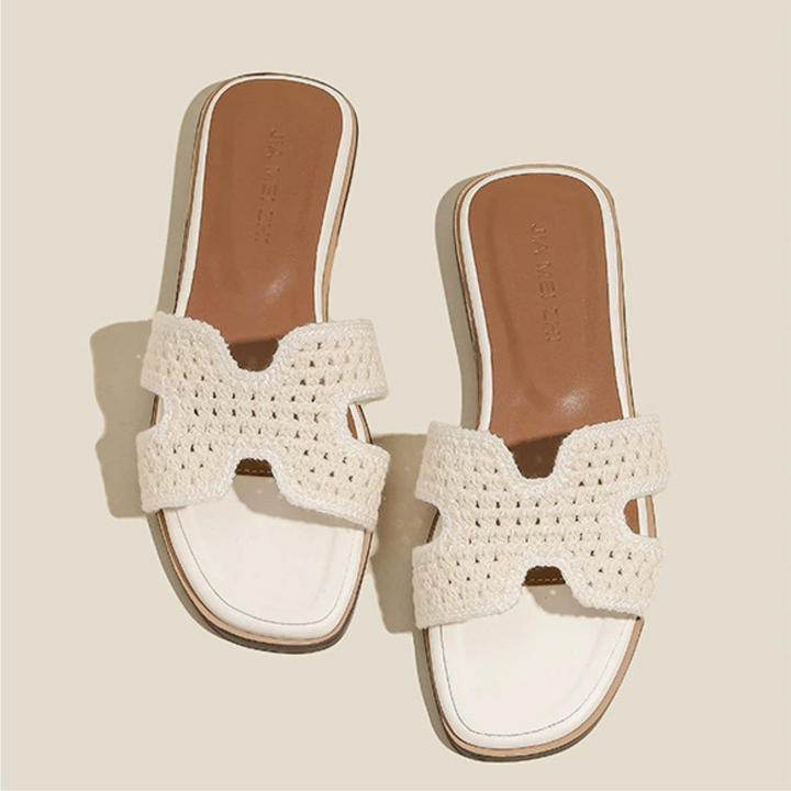 Camille Raphia – Elegant Sandals