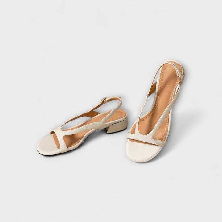 Evelyn - Elegant Flat Sandals Minna with Sophisticated Finish