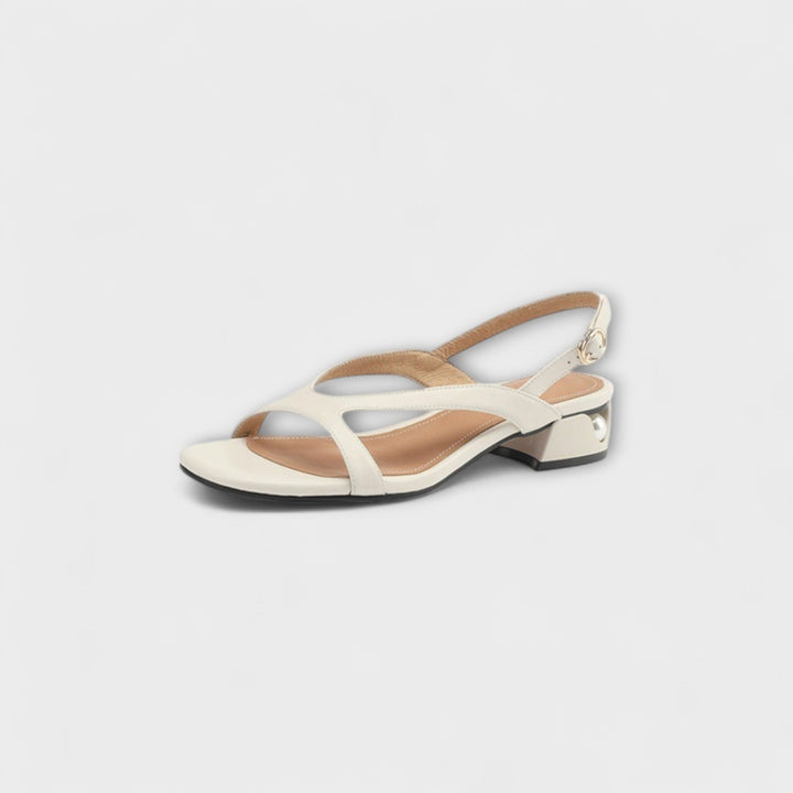 Evelyn - Elegant Flat Sandals Minna with Sophisticated Finish