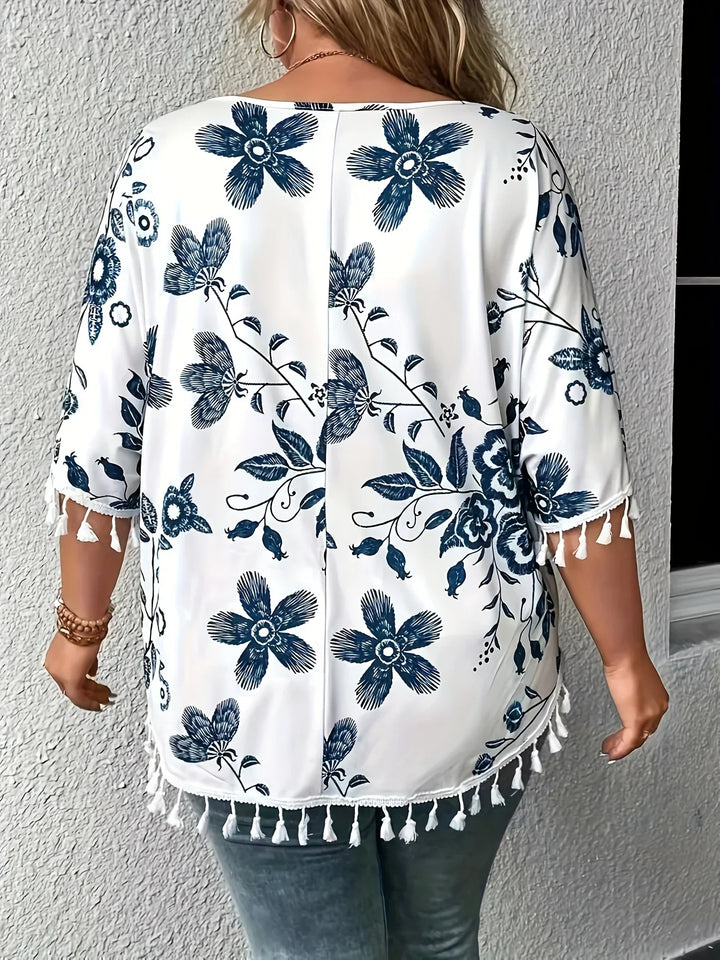 Casual Outing Serene Blouse - Easy-Wear
