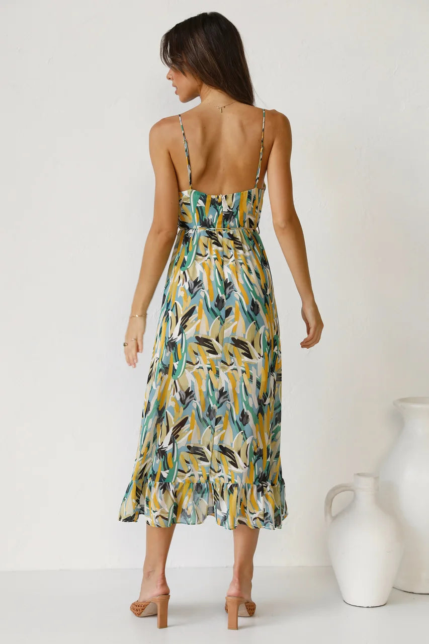 GABRIELLA | Printed Summer Dress with Fresh Comfort and Sunny Style for Days Off