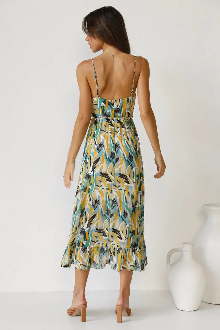 GABRIELLA | Printed Summer Dress with Fresh Comfort and Sunny Style for Days Off
