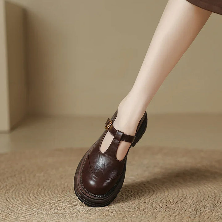 Chiara | Elegant High-Quality Leather Mary Jane Shoes