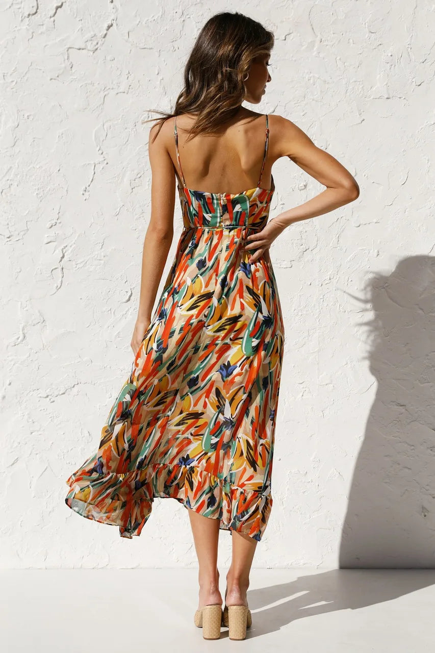 GABRIELLA | Printed Summer Dress with Fresh Comfort and Sunny Style for Days Off