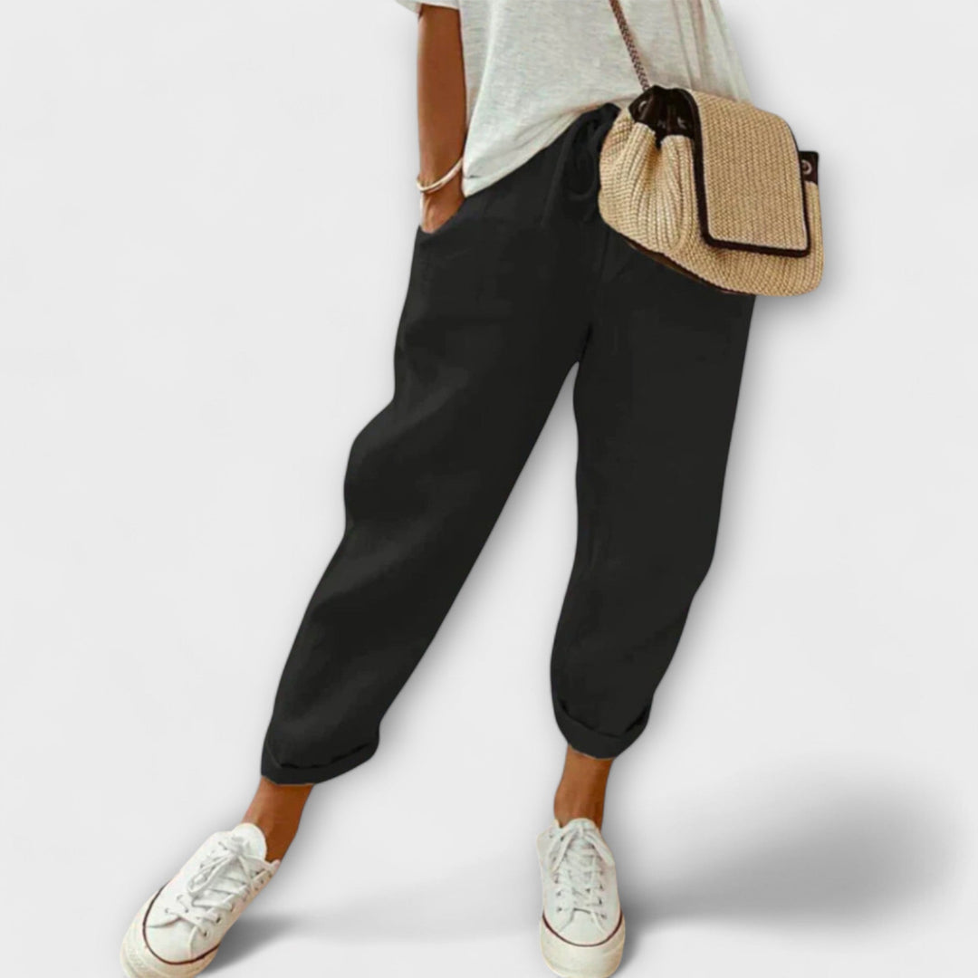 Bella - Stylish and relaxed linen trousers