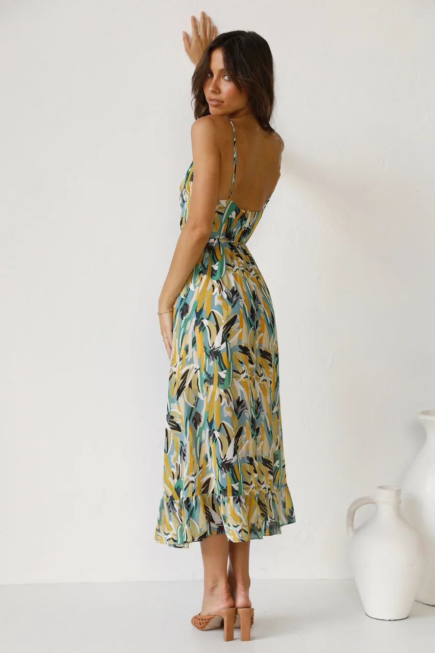 GABRIELLA | Printed Summer Dress with Fresh Comfort and Sunny Style for Days Off