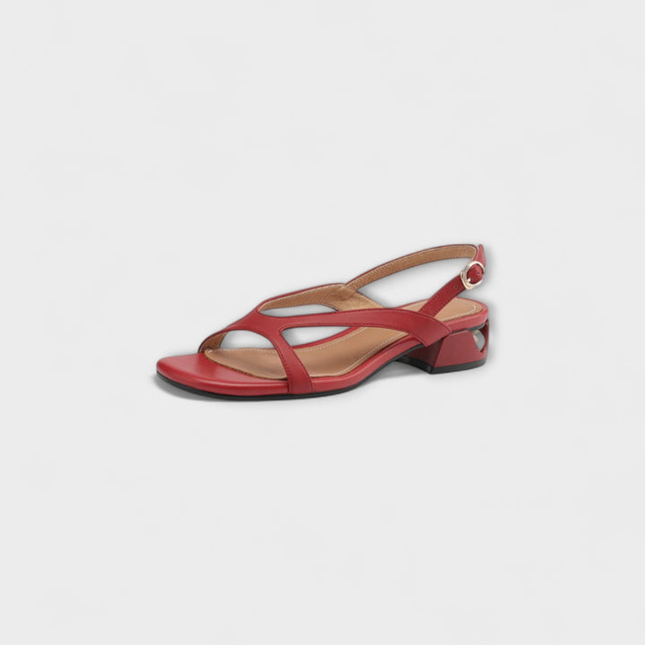 Evelyn - Elegant Flat Sandals Minna with Sophisticated Finish