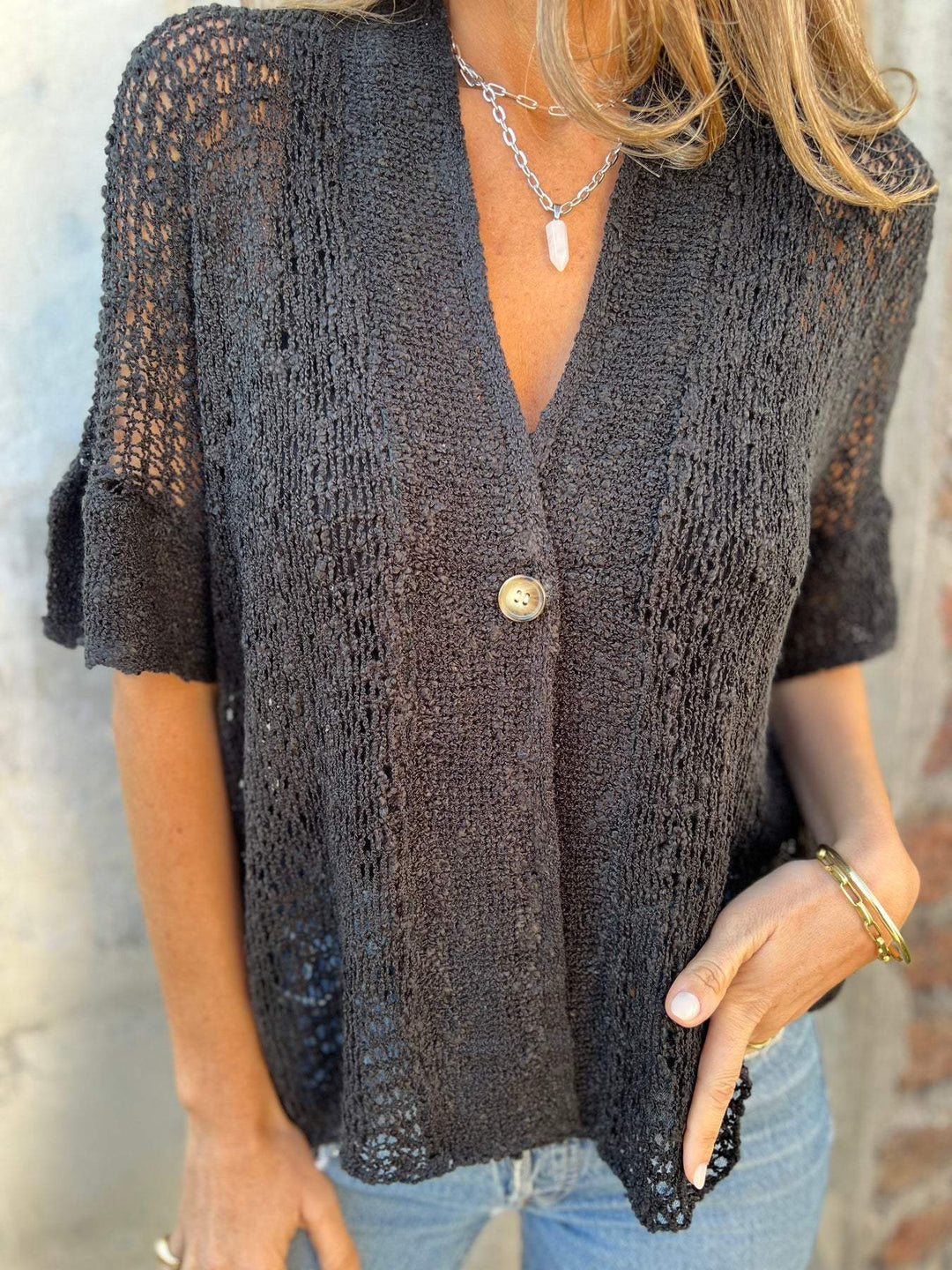 Roseville | Elegant Textured Top