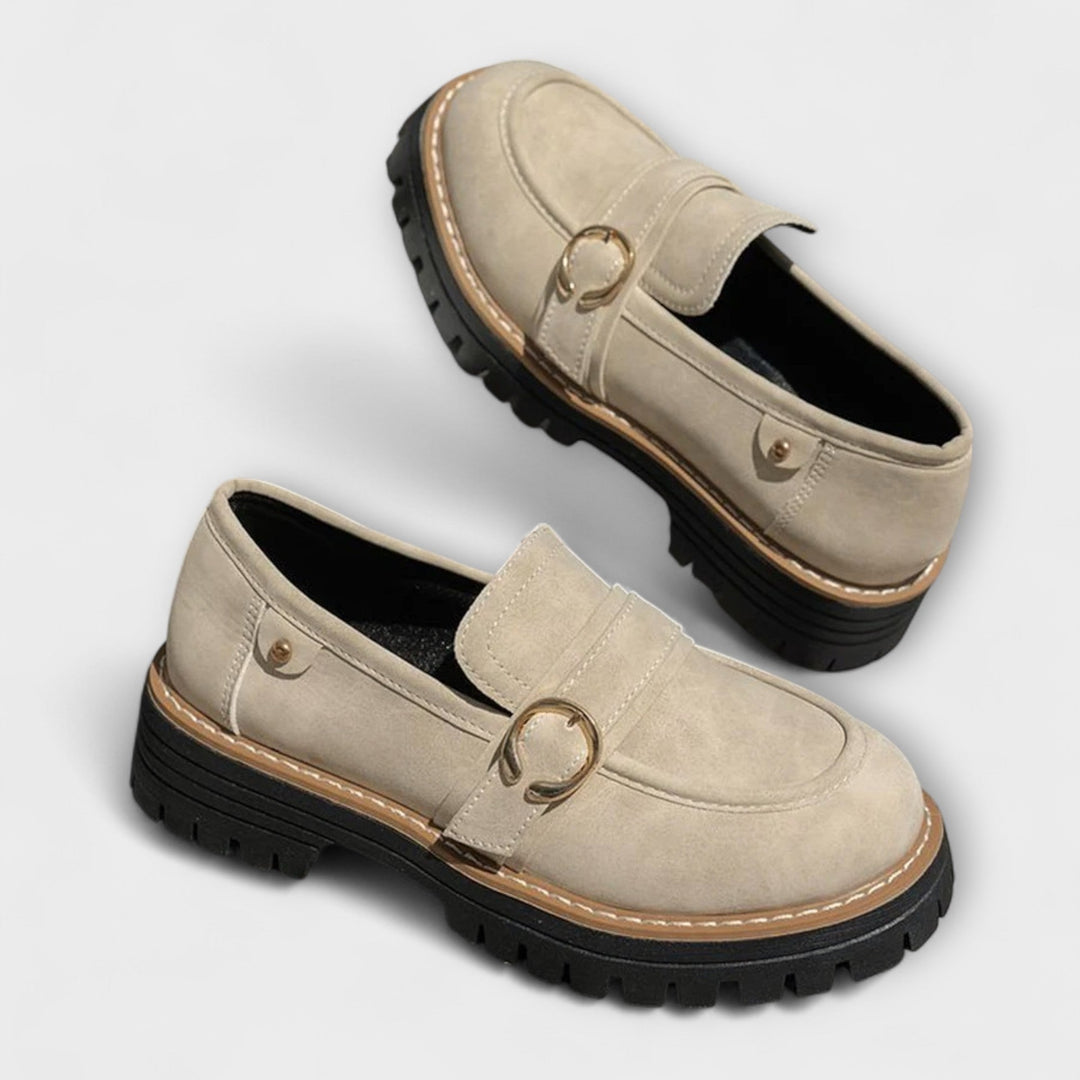 Lora – Casual Elegant Loafers with Rounded Toe for a Sophisticated Look