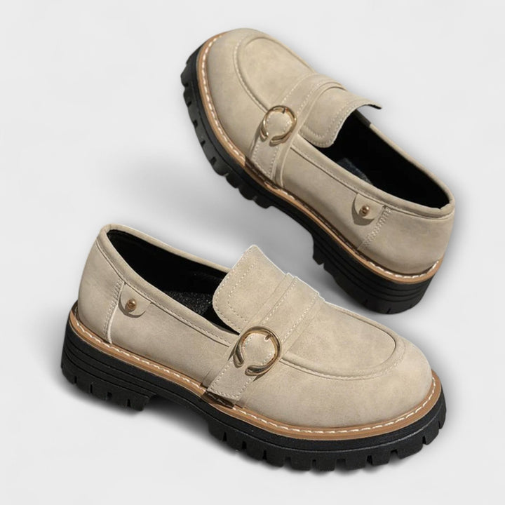 Lora – Casual Elegant Loafers with Rounded Toe for a Sophisticated Look