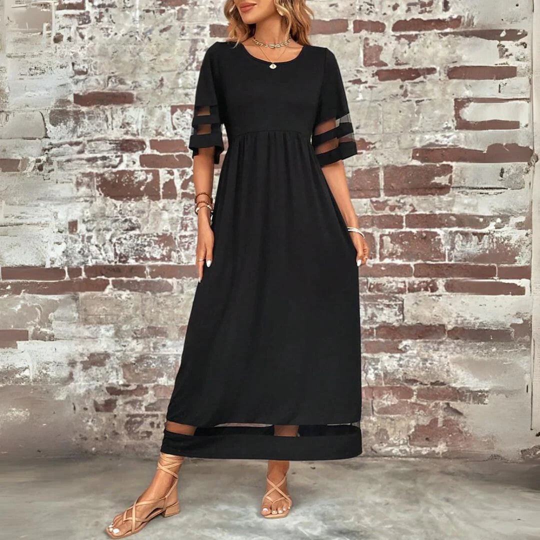 Evelyn | Elegant Maxi Dress With Tummy Coverage